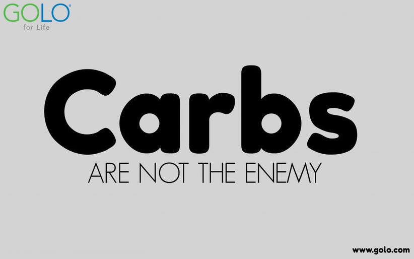 Illustration of carbs are not the enemy