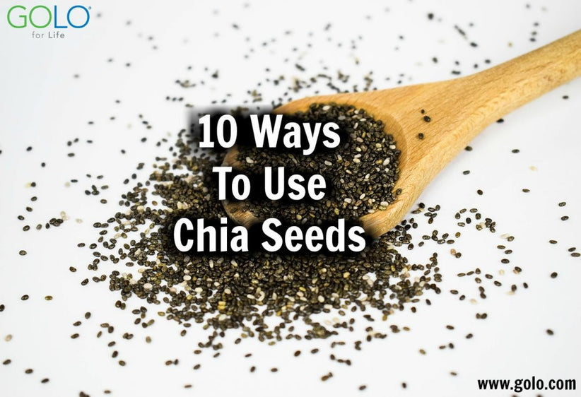 Spoonful of chia seeds