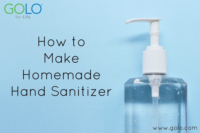 Bottle of hand sanitizer