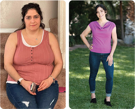 Sholeh lost 75 lbs. in 11 months and has kept it off for over 2 years*